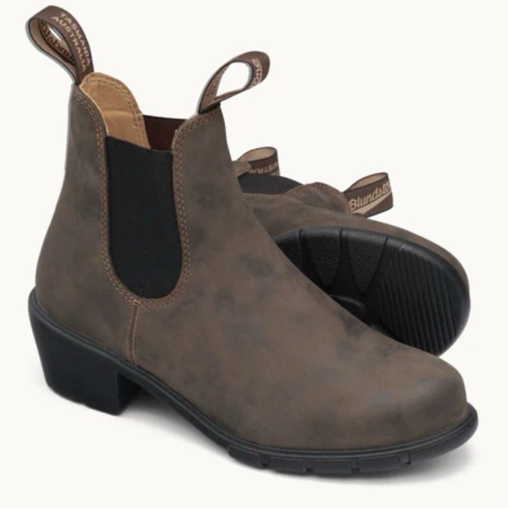Blundstone Brown Heeled Boots